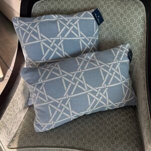 Brooks Brothers Set of 4 Accent Pillows - 2 Square - 2 Rectangle Matching